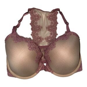 Victorias Secret Pink lined Demi Bra